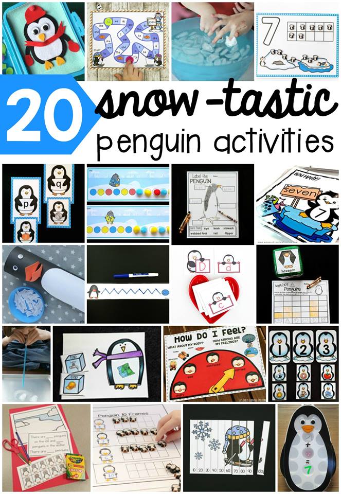 FREE set of printable penguin pre-writing tracing cards for preschoolers and kindergarteners to work on pencil grip, fine motor, and writing skills!
