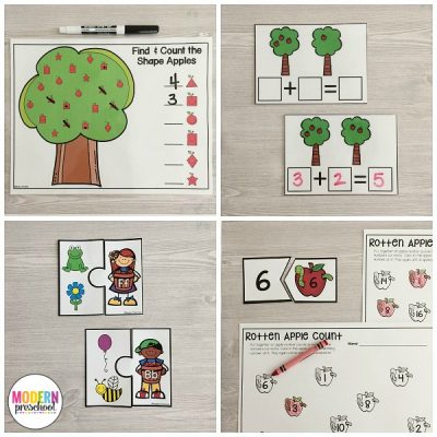 APPLES Literacy & Math Centers - Modern Preschool