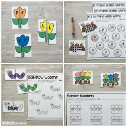 GARDEN Literacy & Math Centers for Spring - Modern Preschool